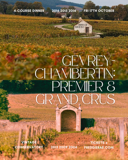 Gevrey-Chambertin: Premier & Grand Cru Dinner - 17th October 2025
