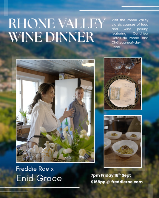 Rhone Valley Wine Dinner with Enid Grace - Friday 18th September