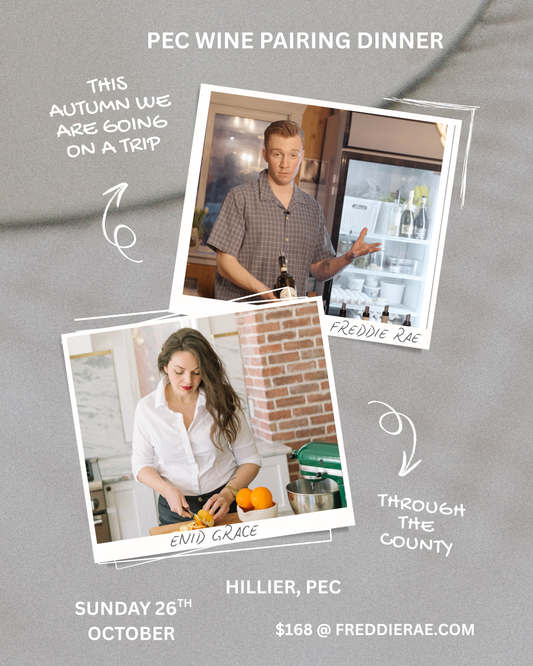 Wines of Prince Edward County Dinner with Enid Grace - Sunday 26th October